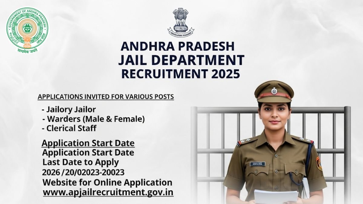 AP Jail Department Recruitment 2025